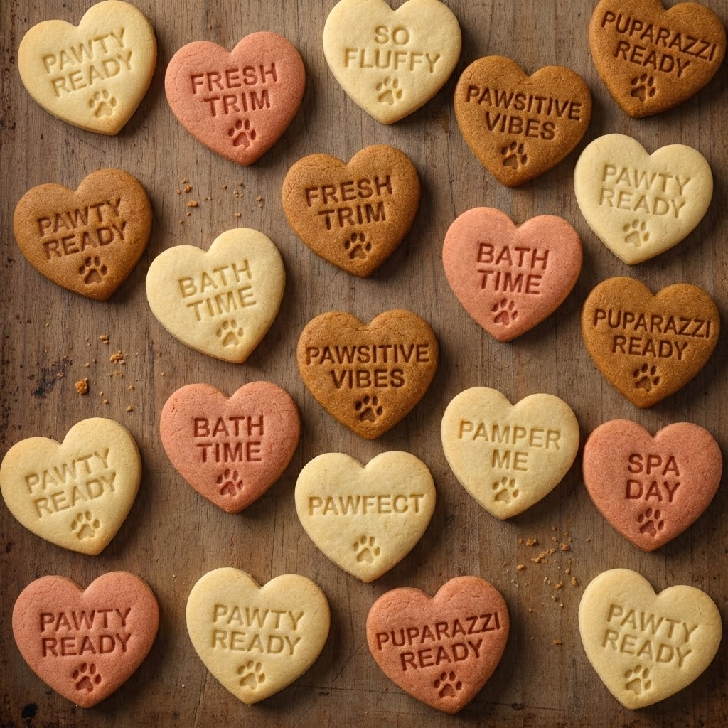 Pet Grooming Conversation Heart