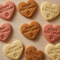 Dog Rescue Conversation Heart