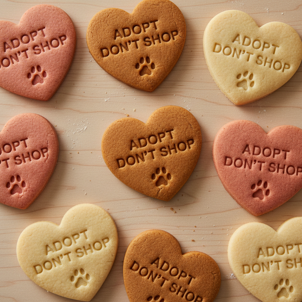 Dog Rescue Conversation Heart