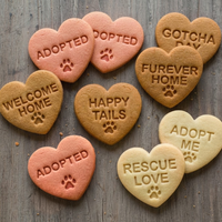 Dog Rescue Conversation Heart