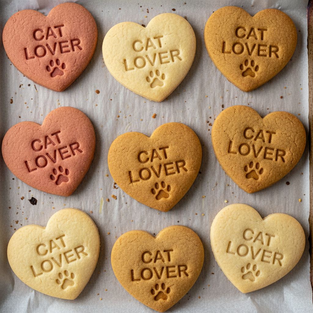 Cat Lover Conversation Heart