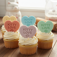 Cat Lover Conversation Heart