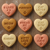 Cat Lover Conversation Heart