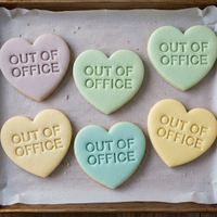 Office Coworker Conversation Heart