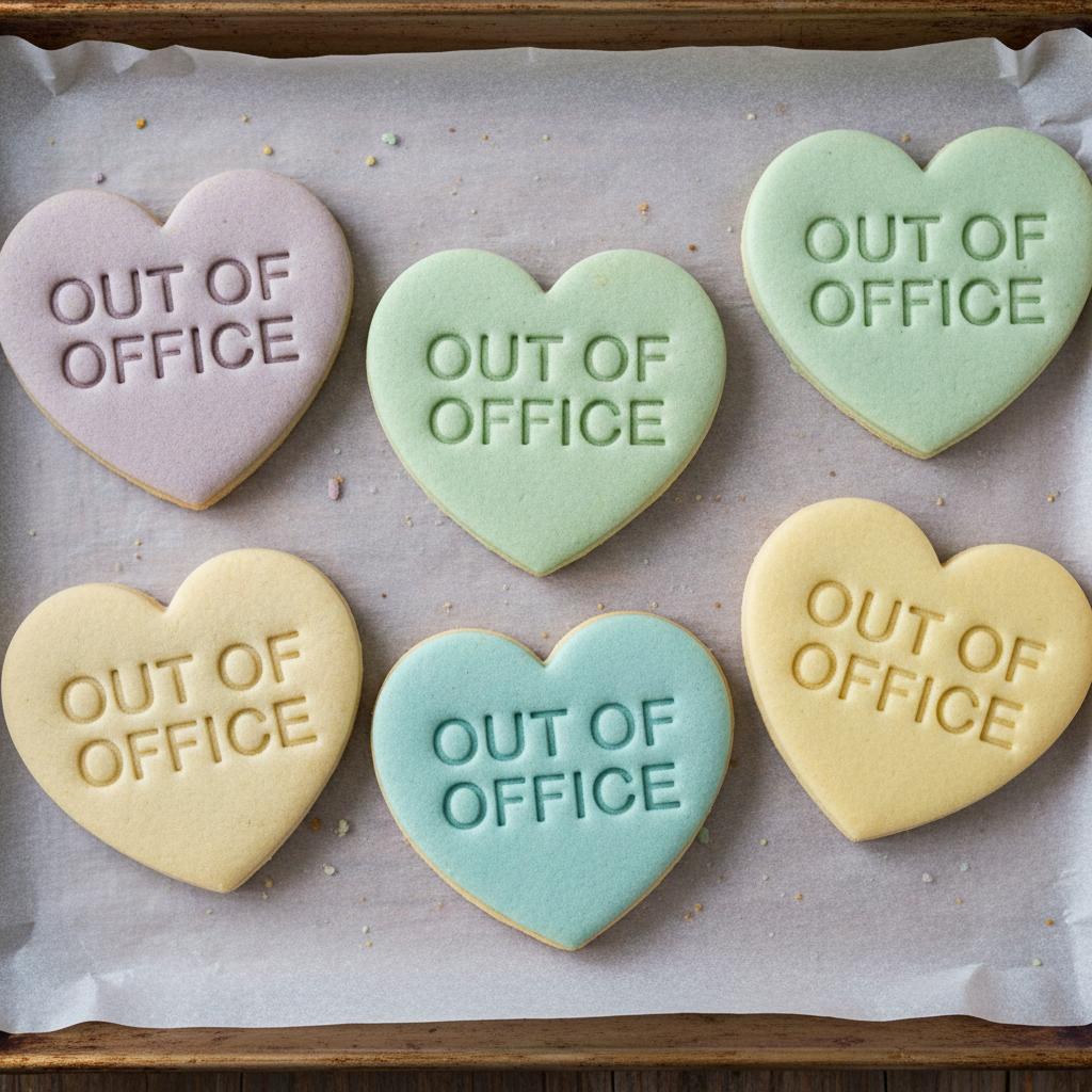 Office Coworker Conversation Heart