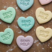 Office Coworker Conversation Heart