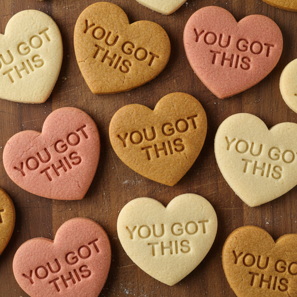 Office Coworker Conversation Heart