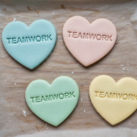 Office Coworker Conversation Heart