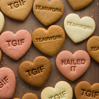 Office Coworker Conversation Heart