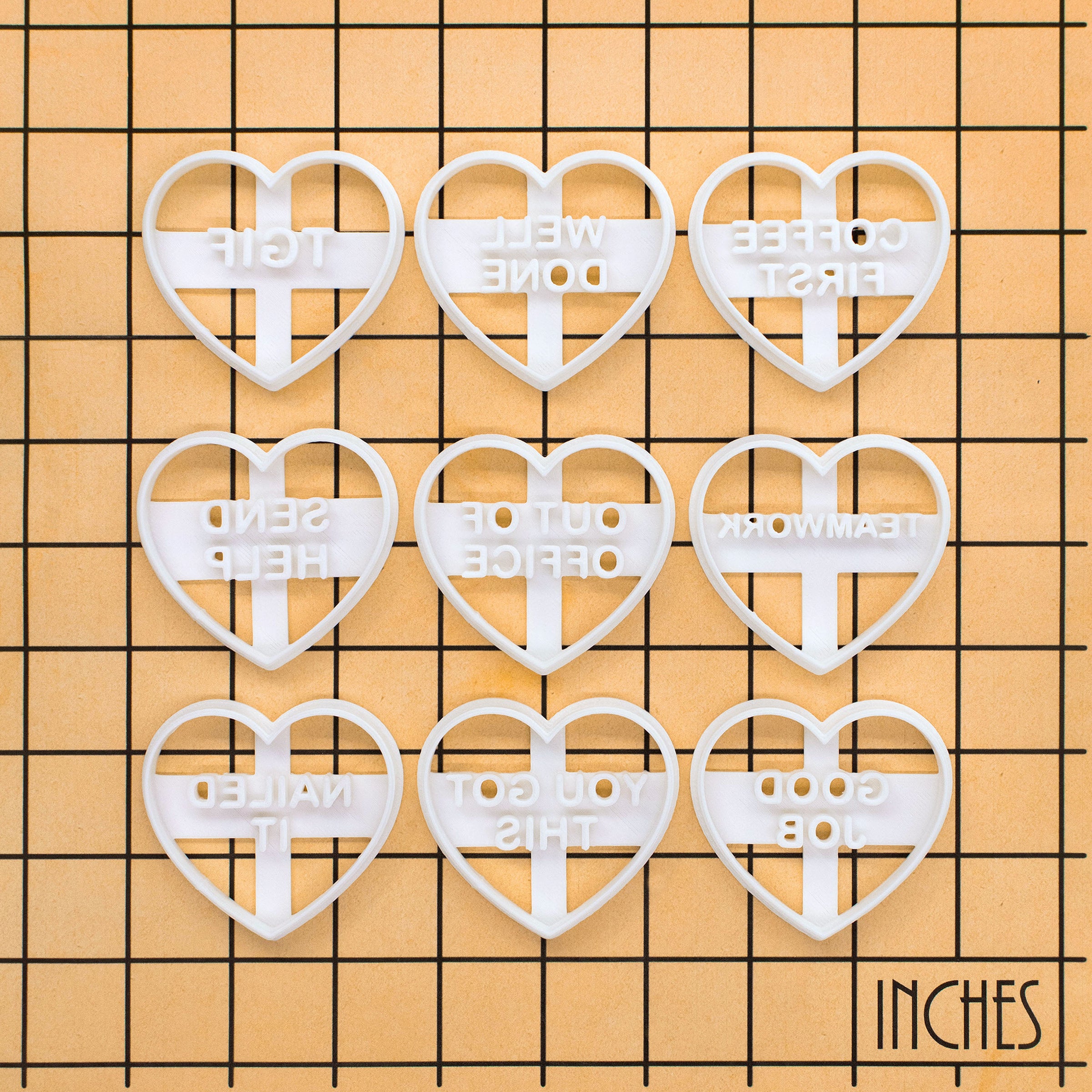 Office Coworker Conversation Heart