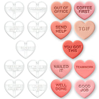 Office Coworker Conversation Heart