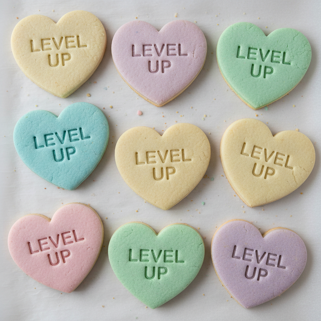 Gamer and Geek Conversation Heart
