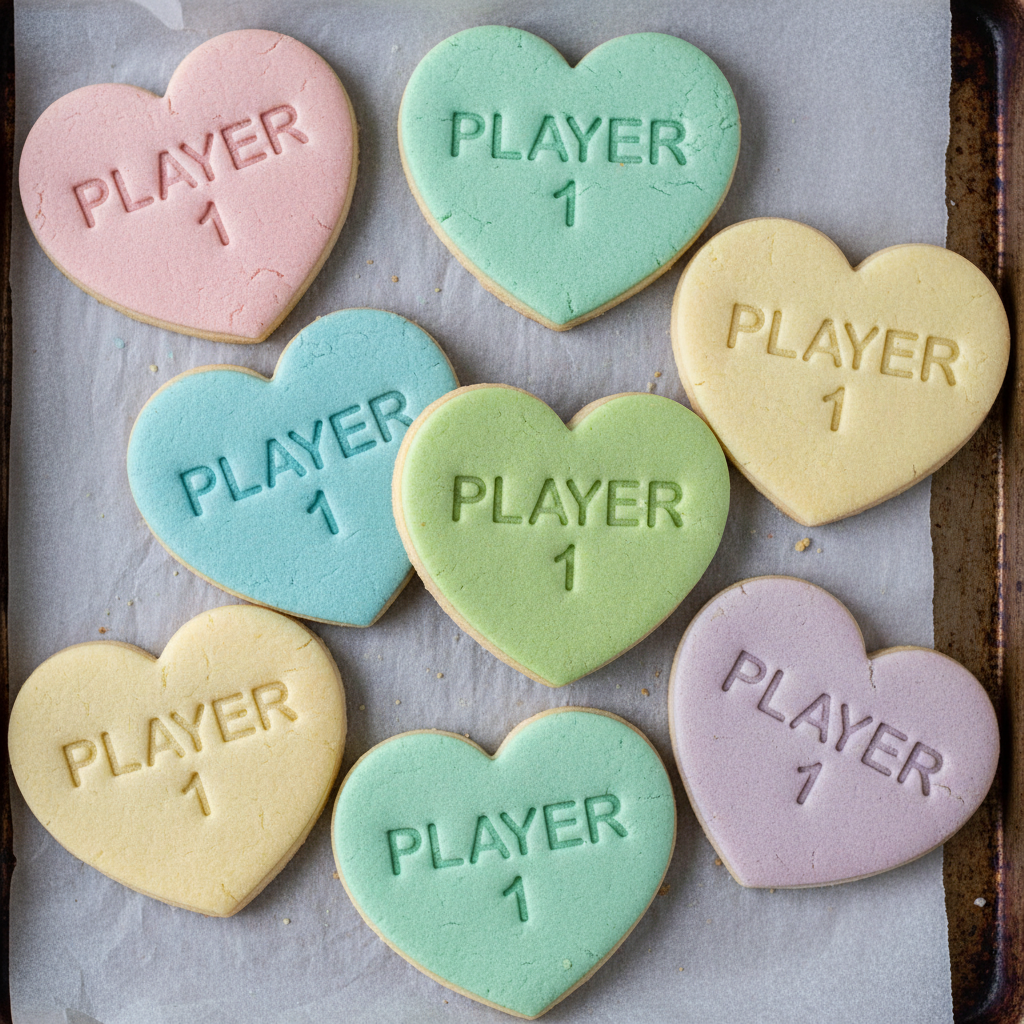Gamer and Geek Conversation Heart