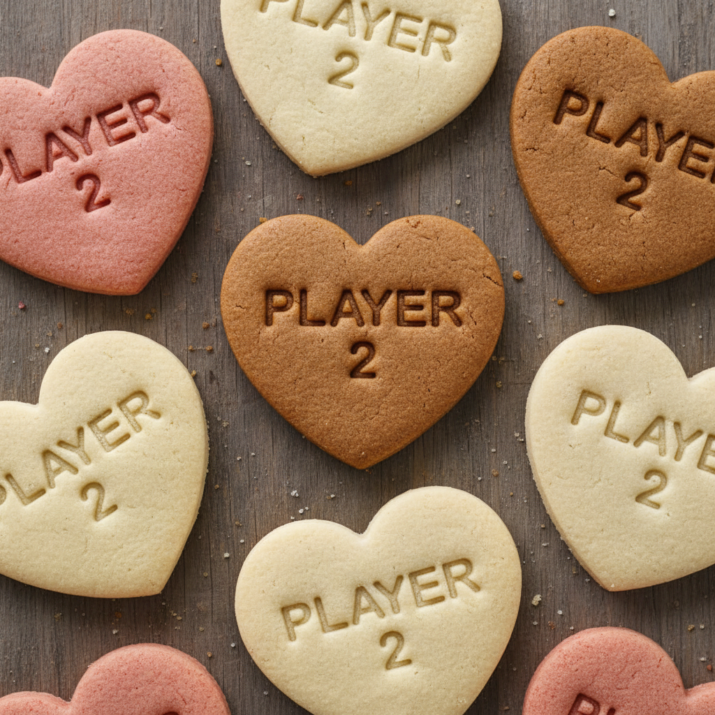Gamer and Geek Conversation Heart