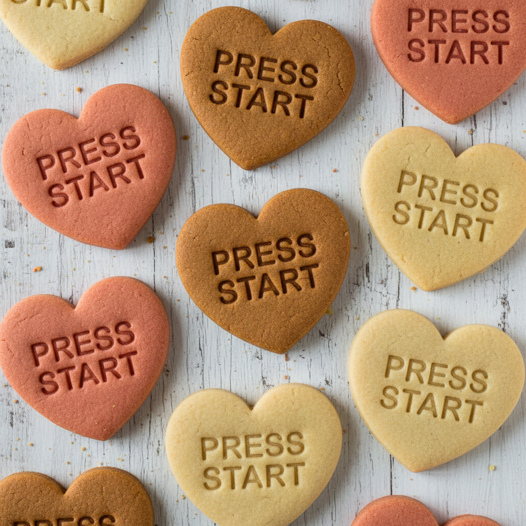 Gamer and Geek Conversation Heart