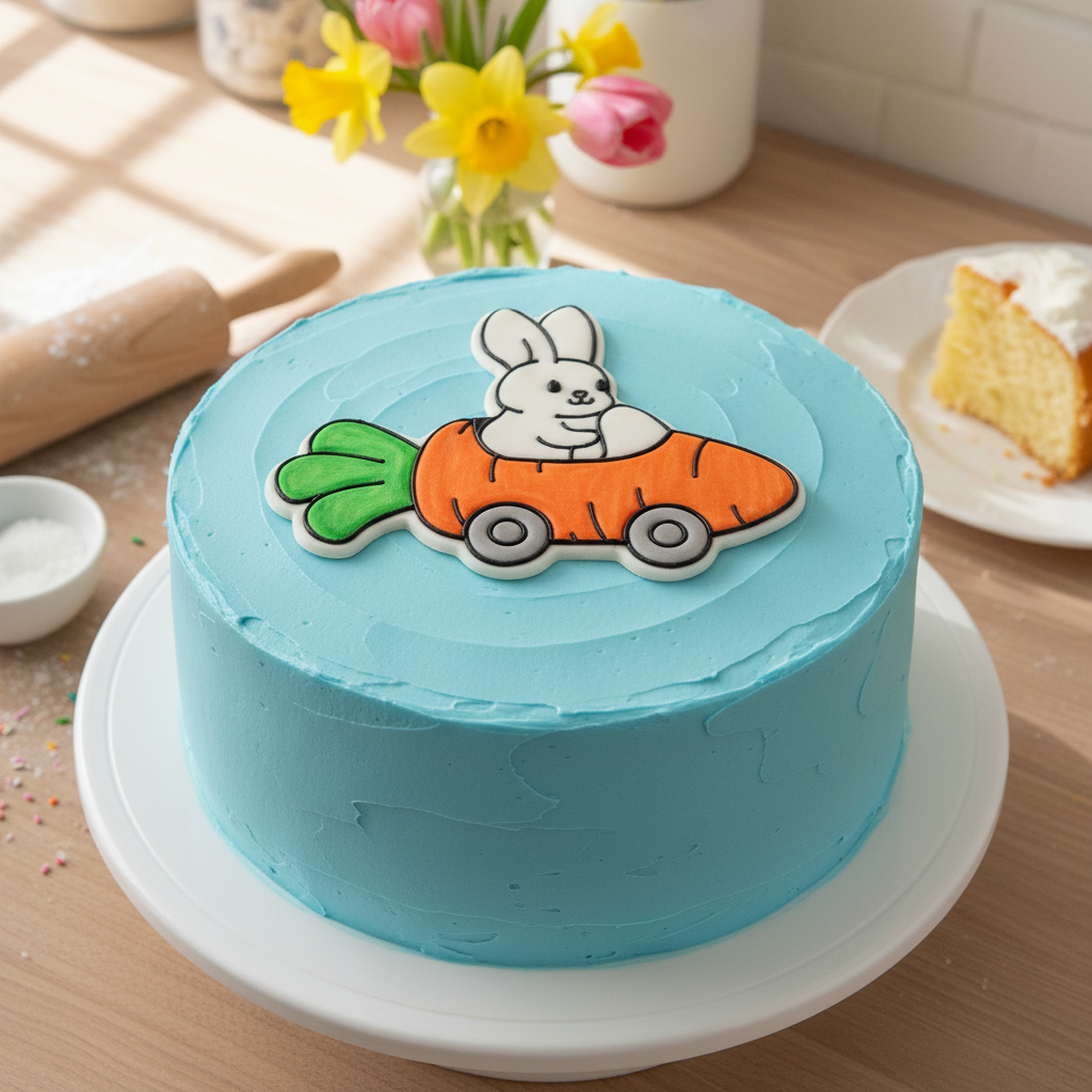 Bunny in Racing Carrot