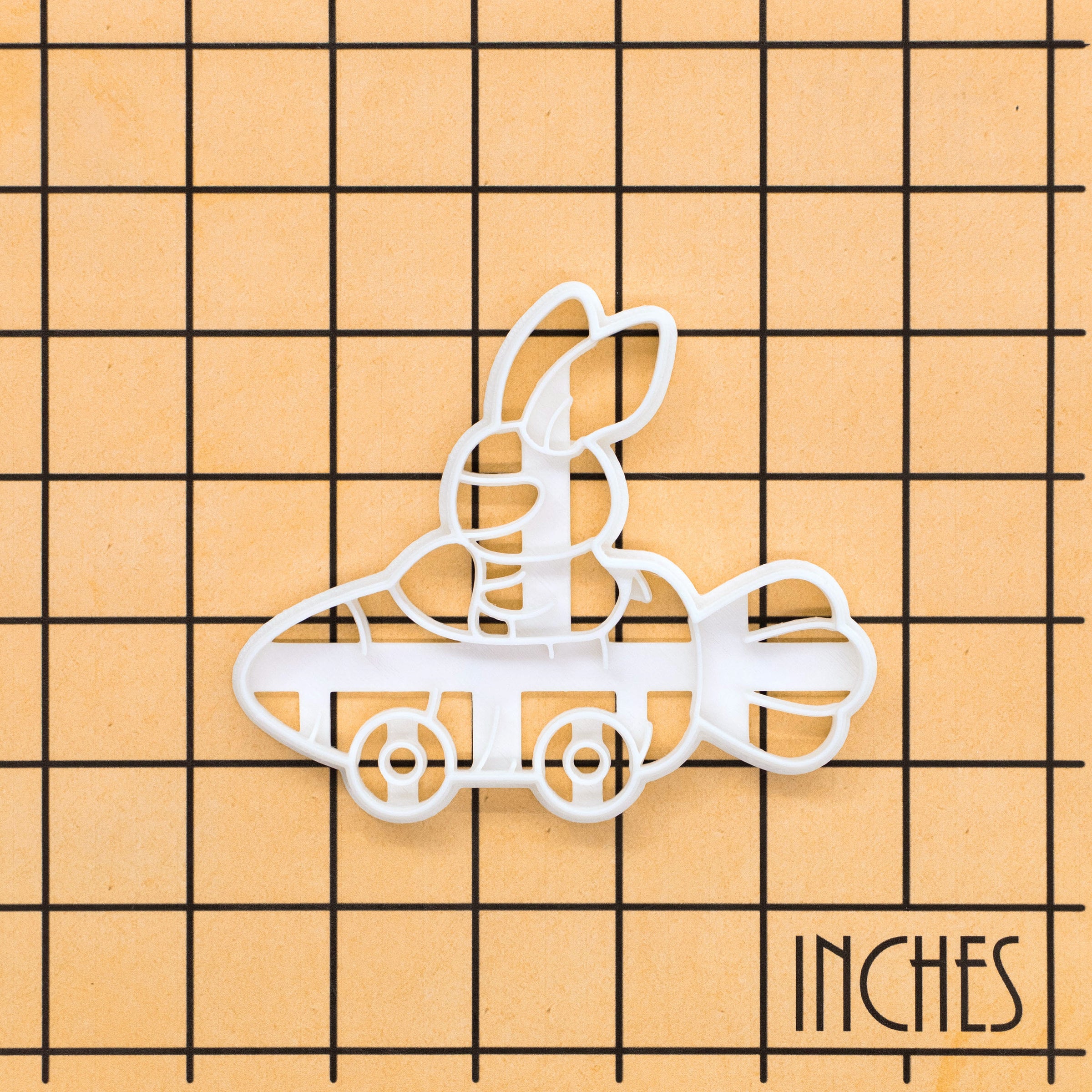 Speedy Bunny with Helmet in Racing Carrot Car