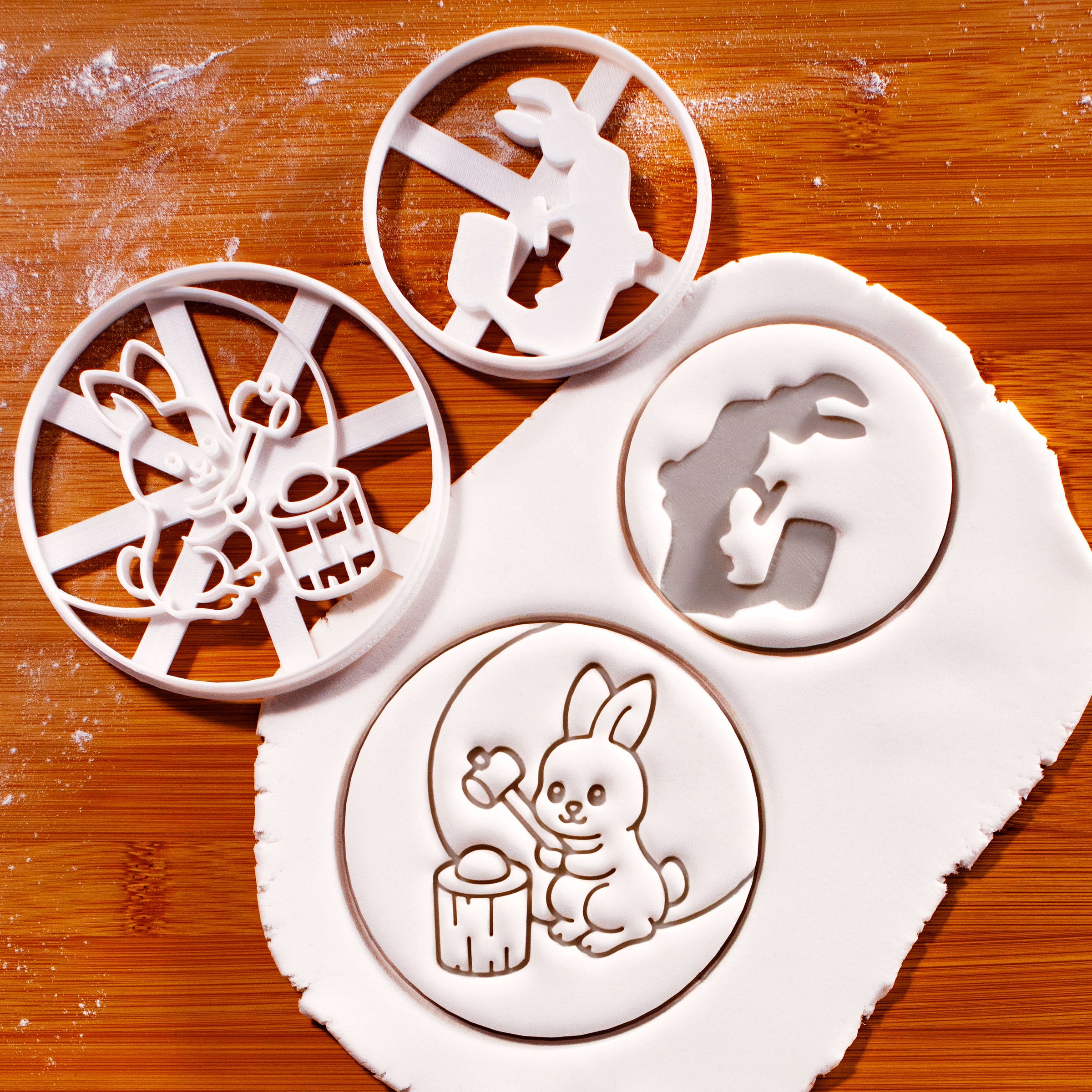 Set of 2 Moon Rabbit