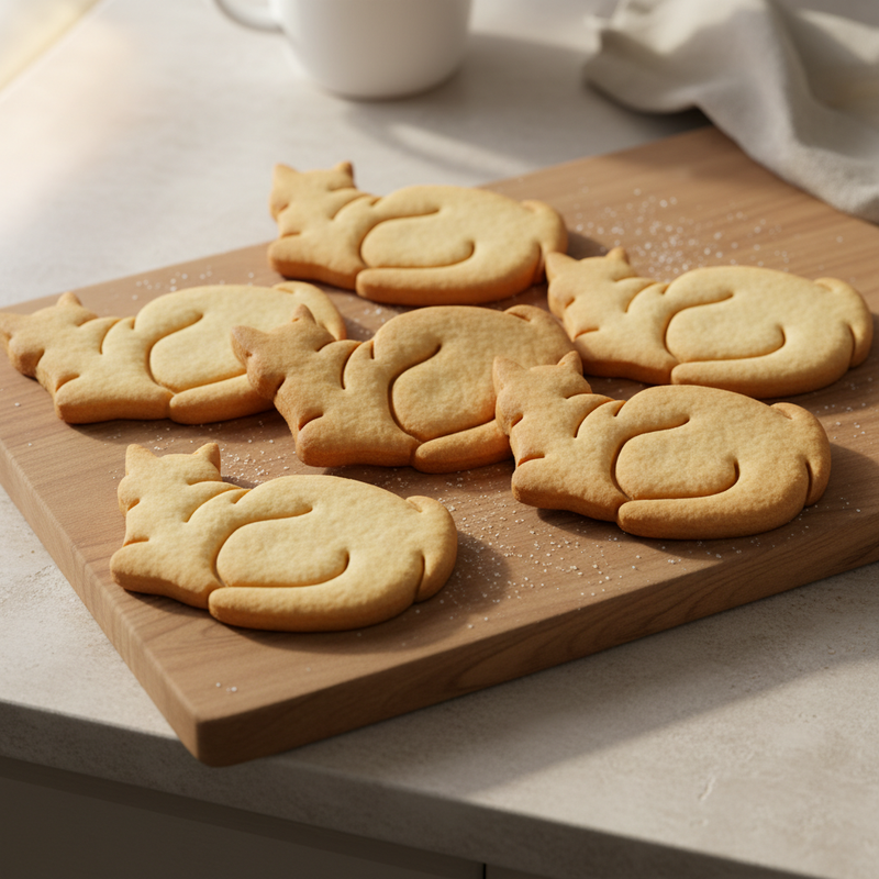 Cat Loaf Cookie Cutter – Cute Kitty Biscuit & Fondant Cutter – Bakerlogy