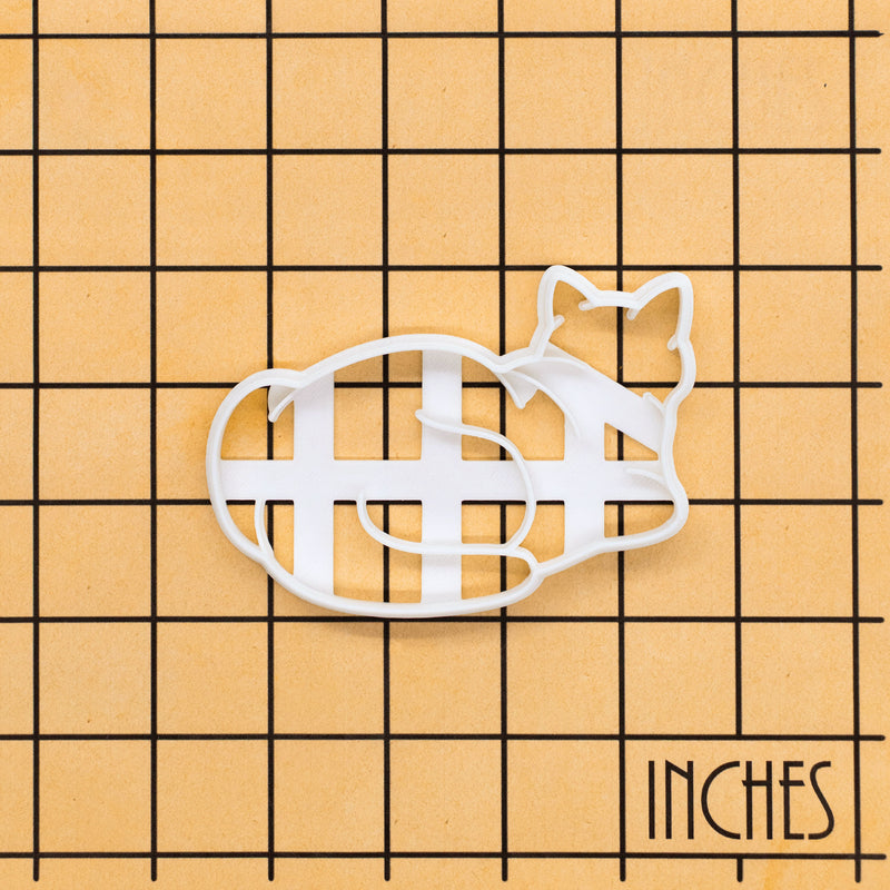 Cat Loaf Cookie Cutter – Cute Kitty Biscuit & Fondant Cutter – Bakerlogy