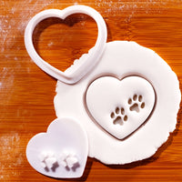 Heart Paw Prints Mini Set