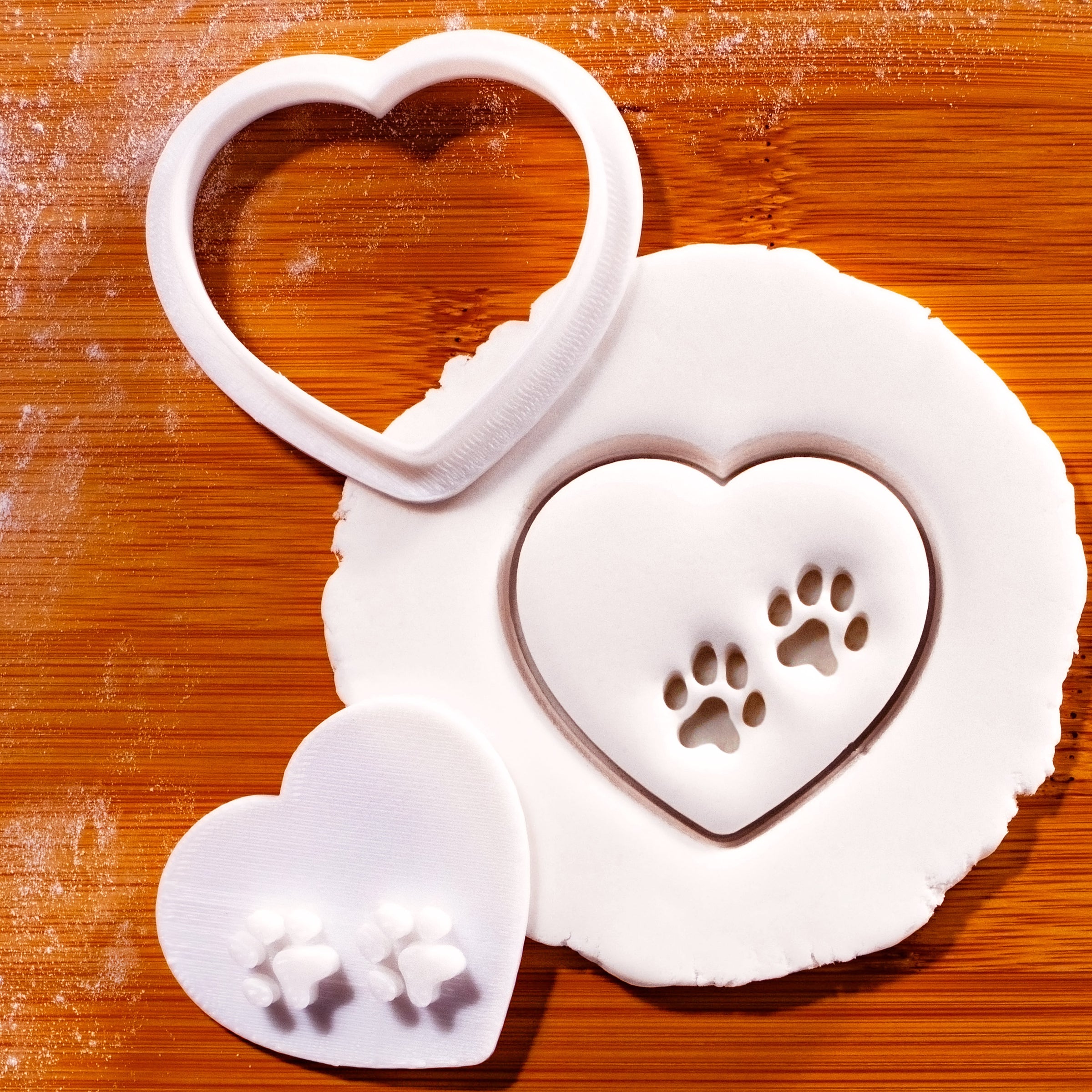 Heart Paw Prints Mini Set