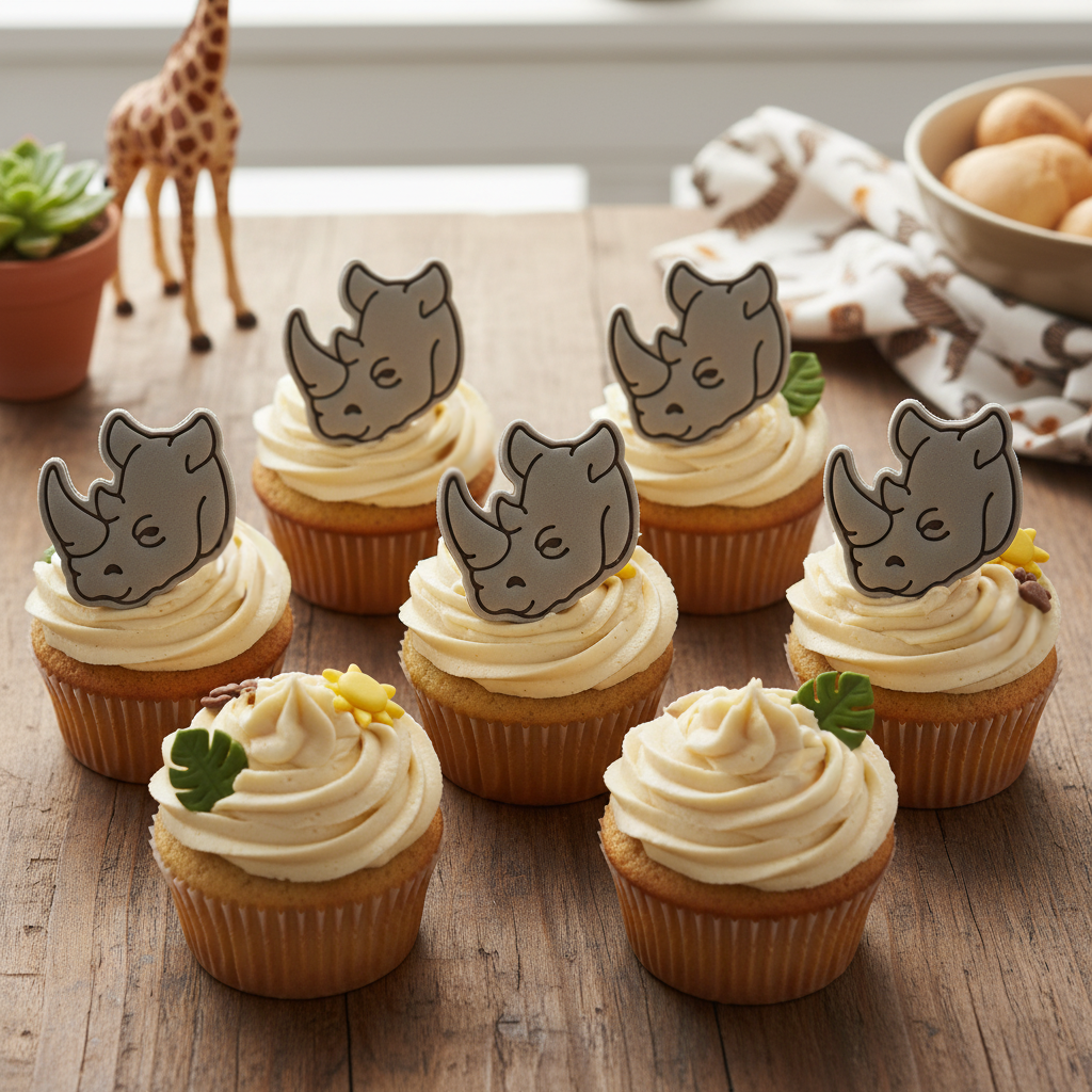 Rhinoceros Head Mini Set