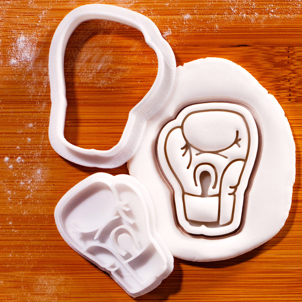 Boxing Glove Mini Cookie Cutter & Stamp – Fight Night Sports Baking ...