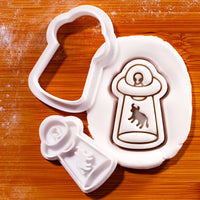 UFO Abducting Cow Mini Set