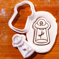 UFO Abducting Man Mini Set