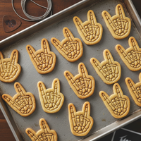 Rock and Roll Skeleton Hand