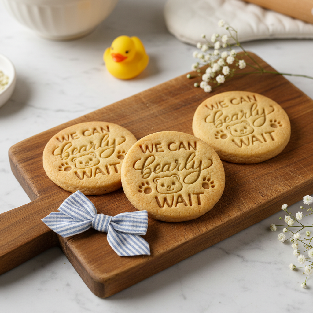 We Can Bearly Wait (Cursive)