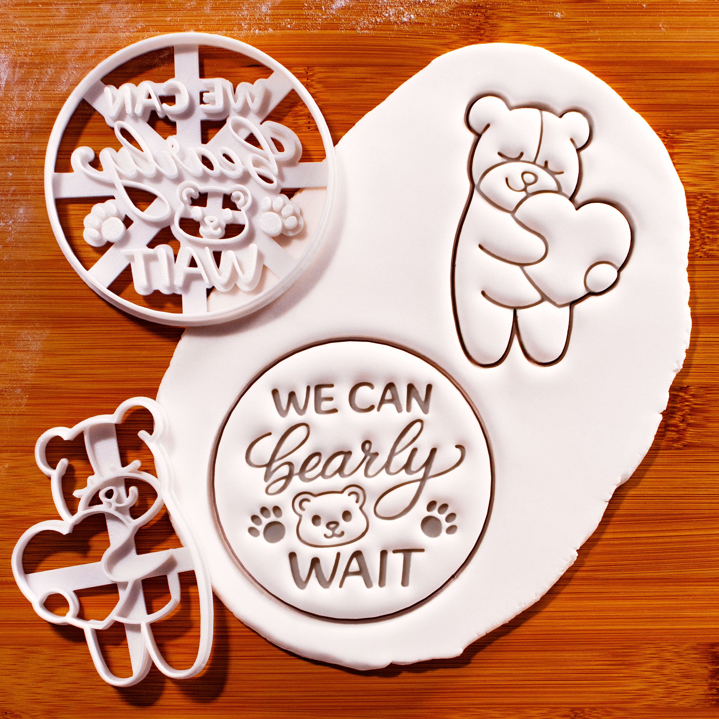 We Can Bearly Wait & Cute Bear