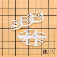 Set of 2 Fried Egg & Bacon