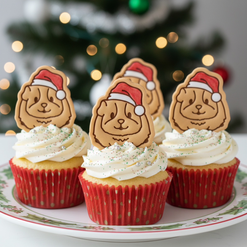 Santa Guinea Pig Mini Set
