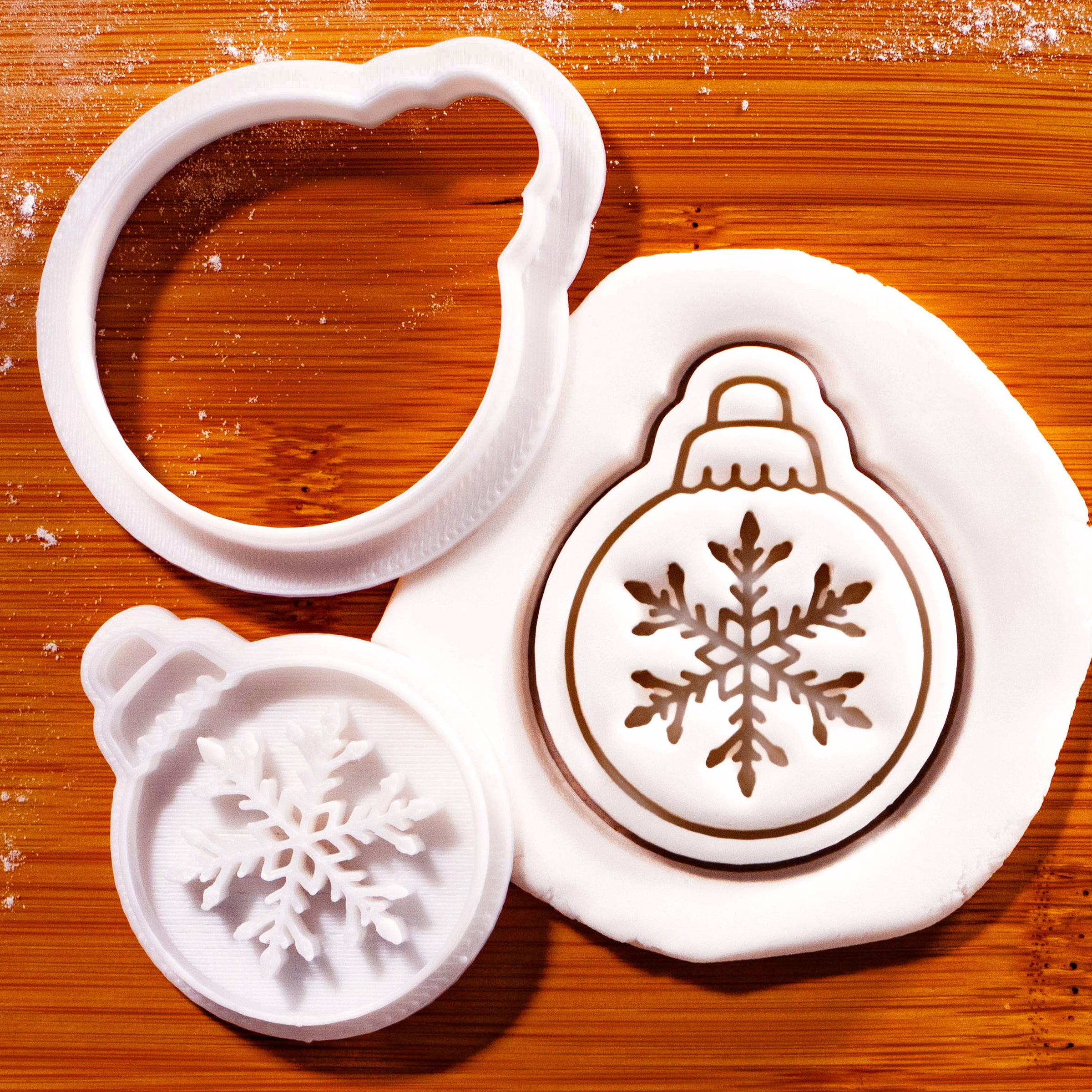 Snowflake Bauble Mini Set