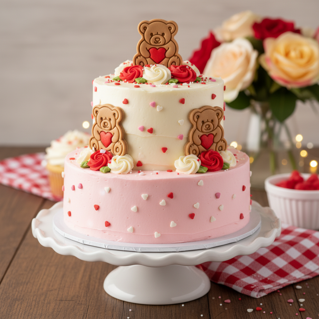 Teddy Bear with Heart Mini Set
