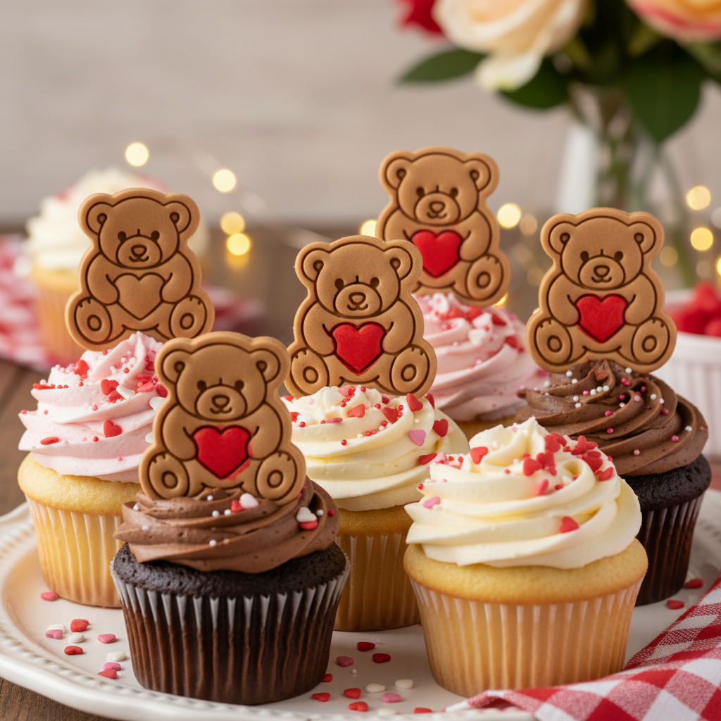 Teddy Bear with Heart Mini Set