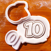 Number Mini Cutter & Stamp (10 - 90)