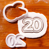 Number Mini Cutter & Stamp (10 - 90)
