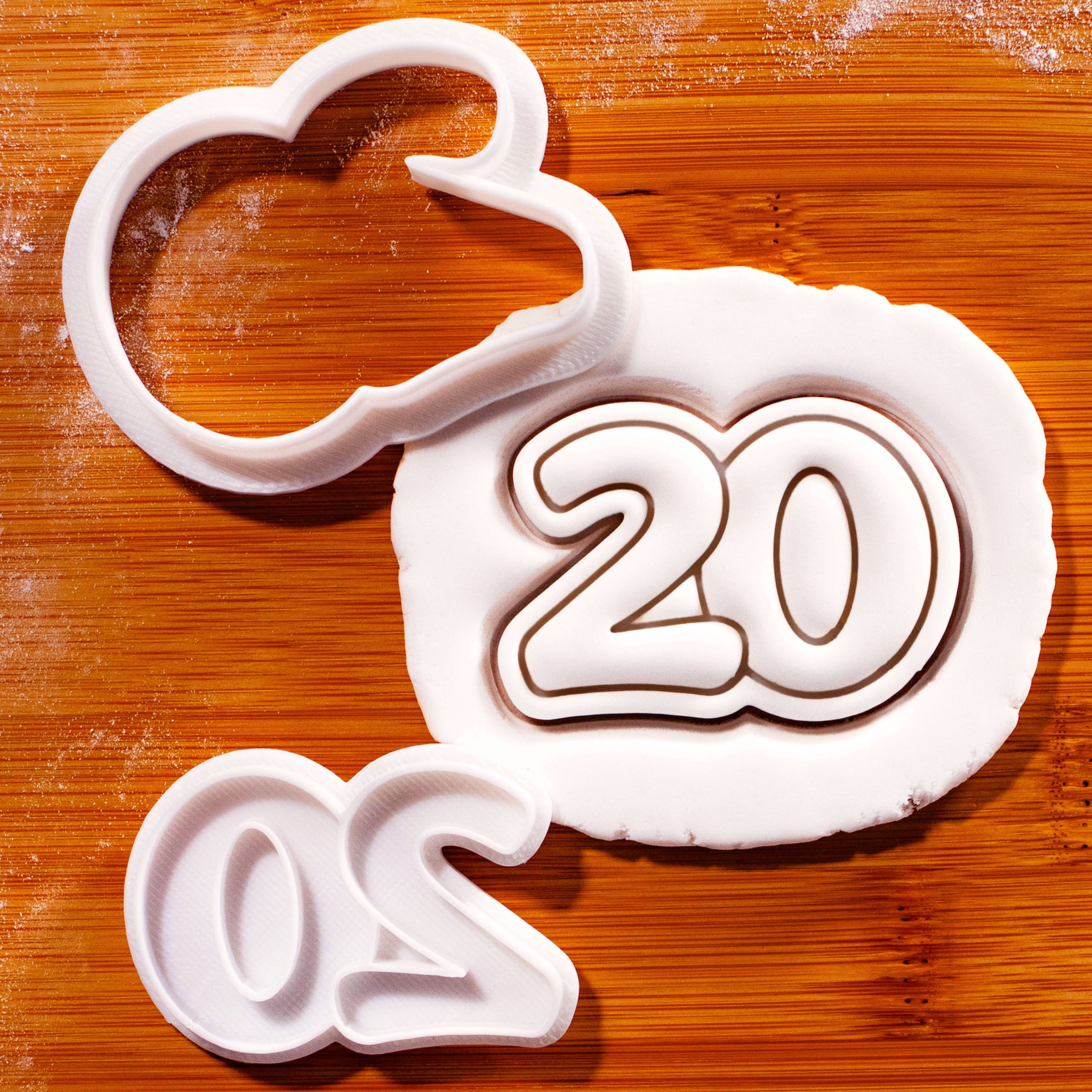Number Mini Cutter & Stamp (10 - 90)