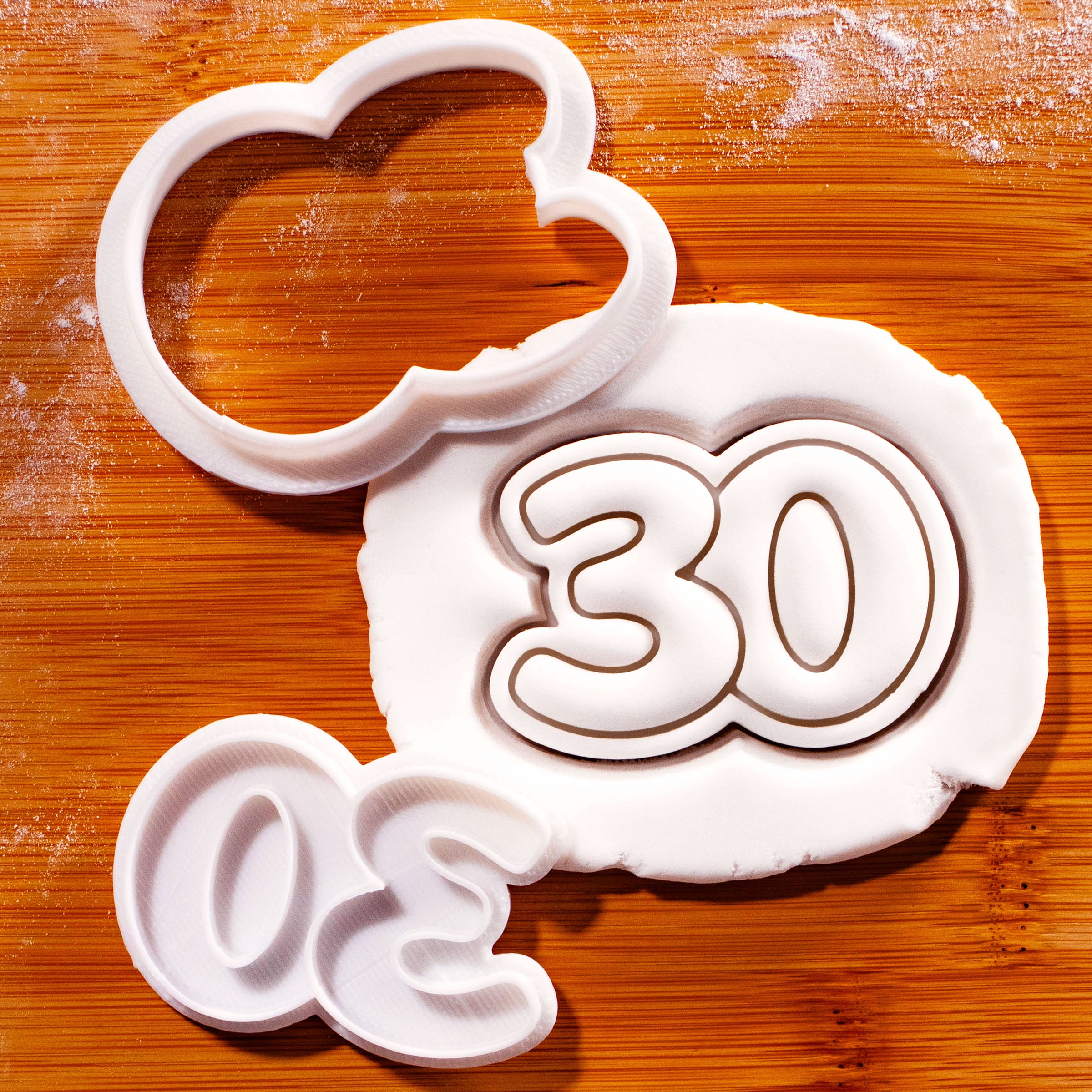 Number Mini Cutter & Stamp (10 - 90)
