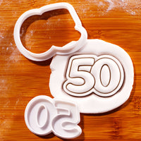 Number Mini Cutter & Stamp (10 - 90)