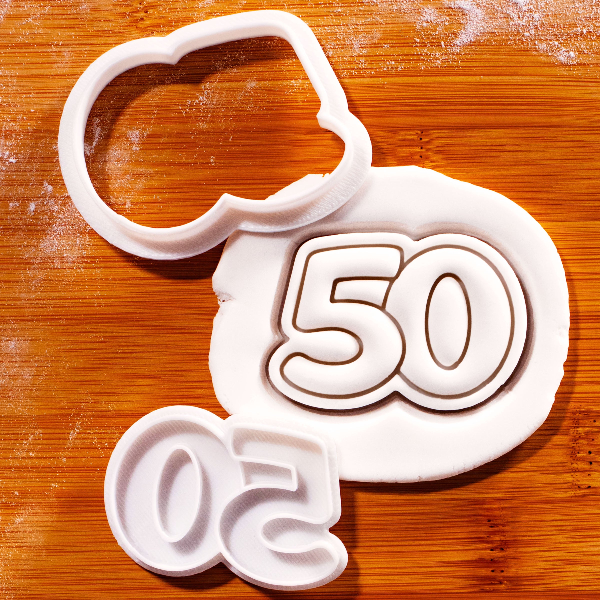 Number Mini Cutter & Stamp (10 - 90)