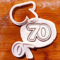 Number Mini Cutter & Stamp (10 - 90)