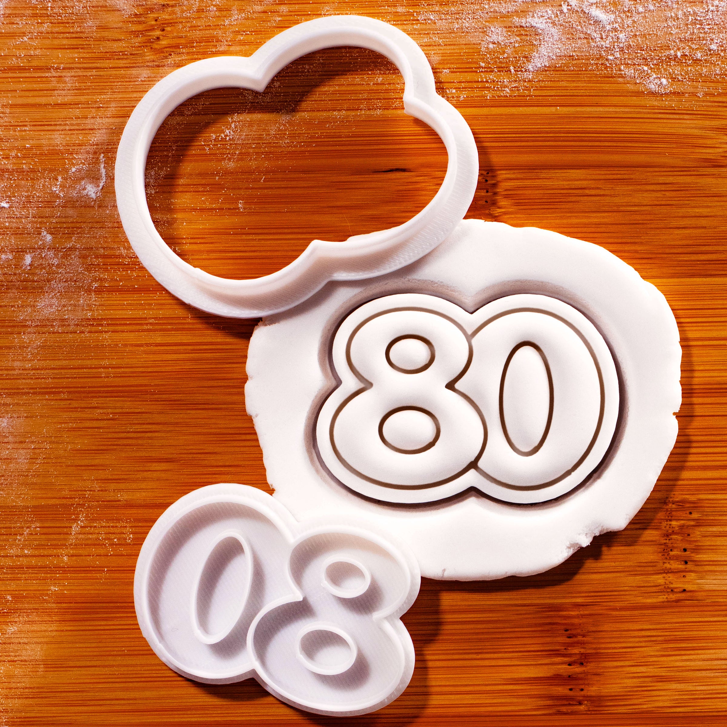 Number Mini Cutter & Stamp (10 - 90)