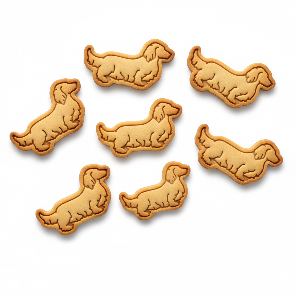 Long Haired Dachshund Mini Set