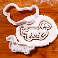 Long Haired Dachshund Mini Set