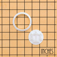 Scales of Justice Mini Stamp