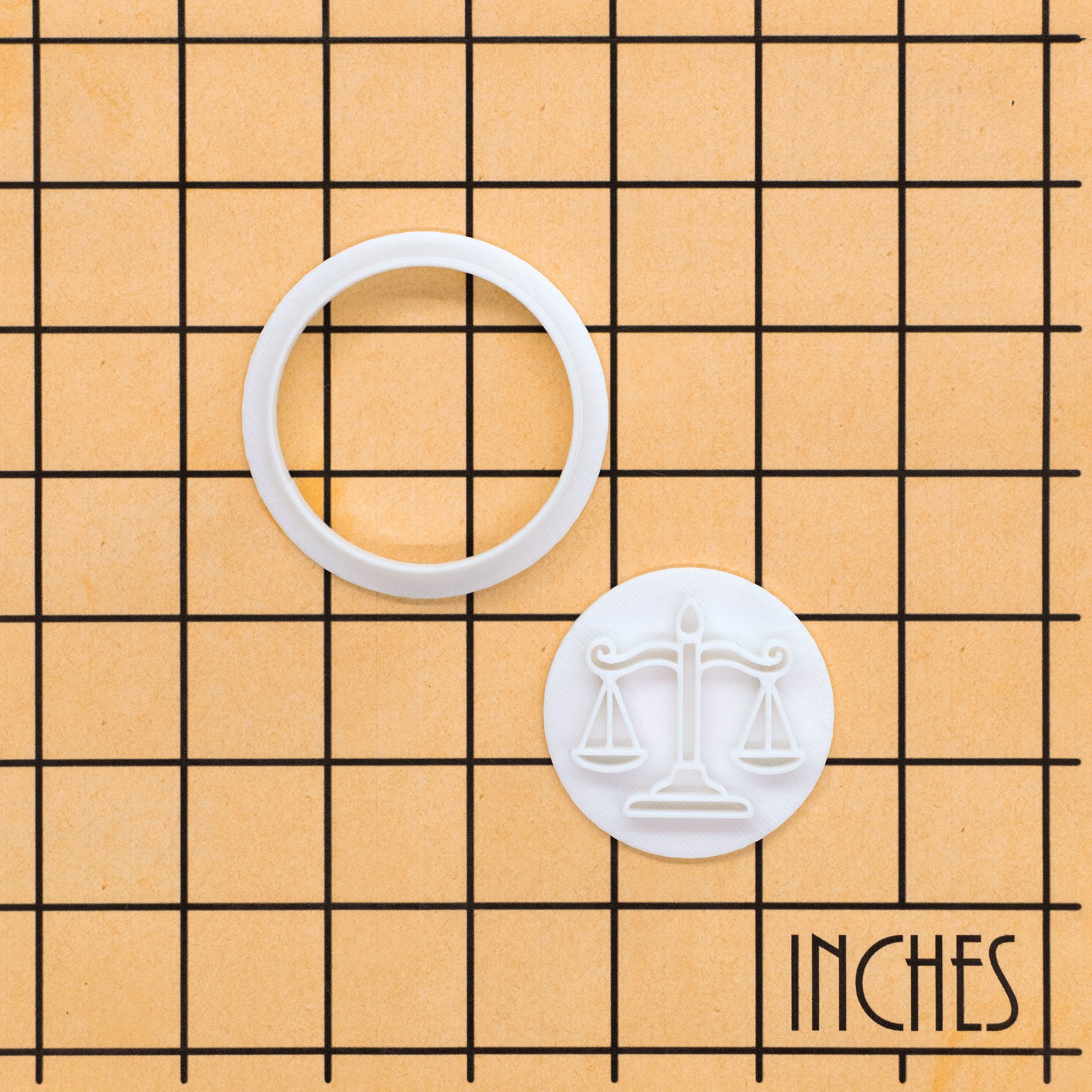 Scales of Justice Mini Stamp